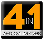4 in 1 cameras: AHD CVI TVI CVBS 1080P