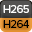 H264 H265 video format support